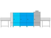 Winterhalter MTR L High-Throughput Multi-Tank Rack Conveyor Dishwasher
