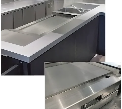 Bếp Bàn Nướng Teppanyaki Custom Design — Teppanyaki Custom-Sized to Fit the Kitchen Counter Fujimak Custom Design (Tabletop)