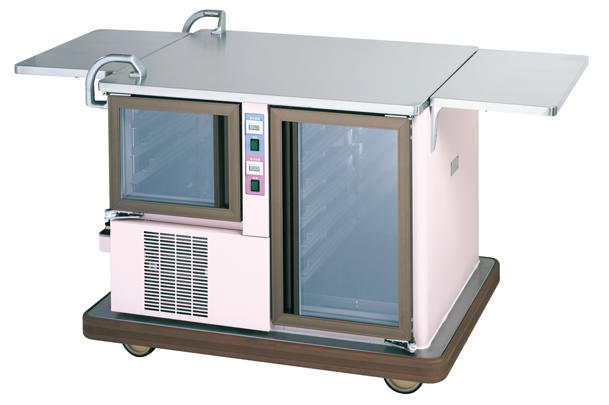 Xe đẩy giữ nóng/giữ lạnh thực phẩm Temperature-controlled Meal Cart with countertop Fujimak FCRWT10A