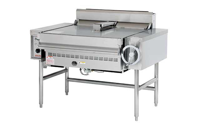 Nồi Hầm Ninh Đa Năng Lật Nghiêng The Braising Pan is suitable for multiple purposes, and it allows you to braise, stir-fry, and steam, and fujimak corporation provides it. FGB100AL