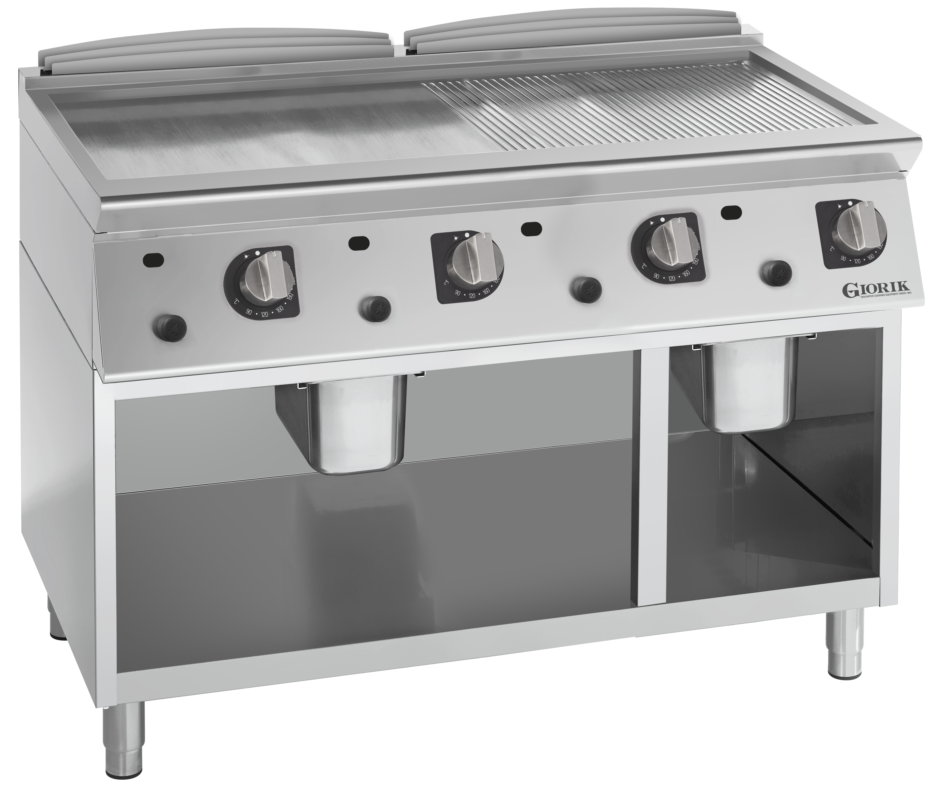 Bếp Chiên Phẳng Unika 700 GAS FRY TOP,COUNTERTOP FMG96GCRX Giorik