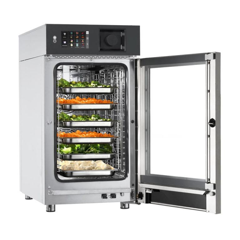Lò Hấp Nướng Đa Năng Giorik Kompatto KBG101WT – Premium Compact Combi Oven Gas, 10 x 1/1 GN