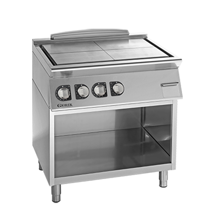Bếp Gas Mặt Phẳng Dày (Solid Top) Electric Solid Top on Open Base Cabinet Giorik TE740G