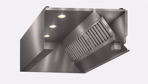 Chụp Hút Khói Bếp Chuẩn ETL/UL Bắc Mỹ KEX – Exhaust Only Commercial Kitchen Hood Halton