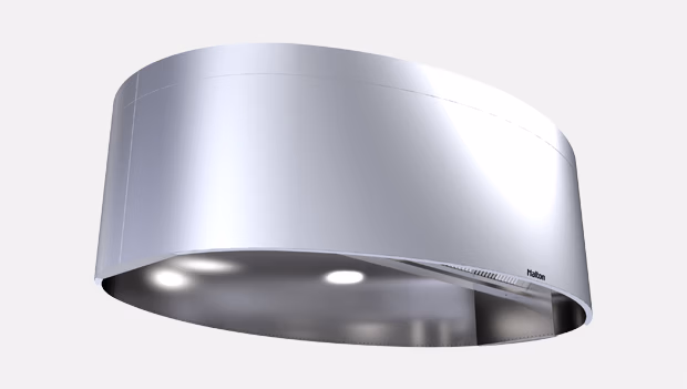 Chụp Hút Khói Bếp Chuẩn ETL/UL Bắc Mỹ KVO – Capture Jet™ oval island exhaust hood (ETL) Halton