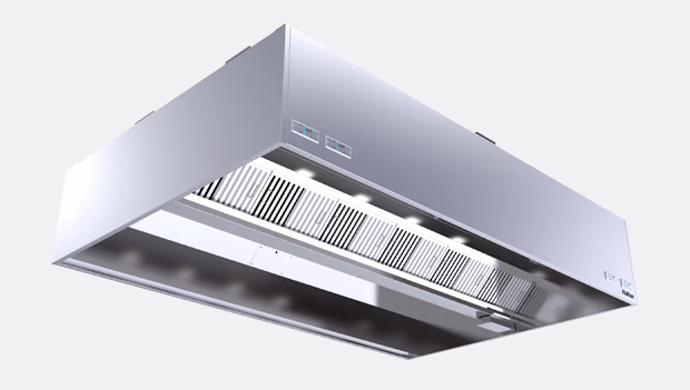 Chụp Hút Khói Bếp Chuẩn ETL/UL Bắc Mỹ KVW-UV Capture Ray™ UV island exhaust hood (ETL) Halton