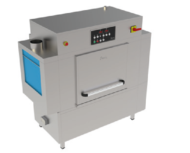 Hầm rửa chén băng chuyền kéo khay Jemi A 1800
