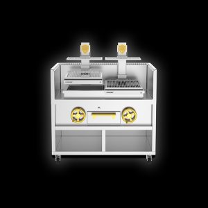 Bếp Nướng Than Mở Basque Josper – Nguyên Khối Josper Basque Grill PVJ-50-2-1-MB Double grill in one module
