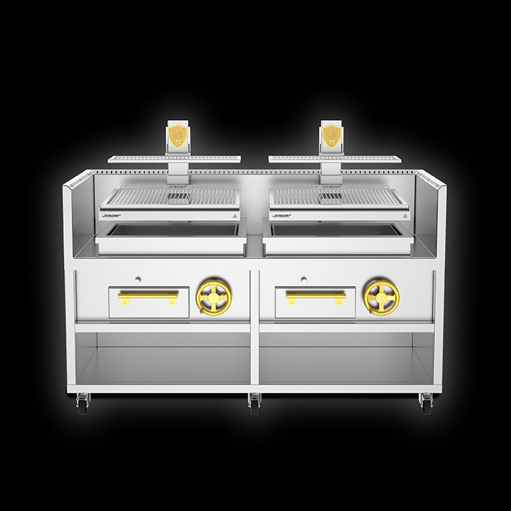 Bếp Nướng Than Mở Basque Josper – Nguyên Khối Josper Basque Grill PVJ-76-2-2-MB Individual double grill