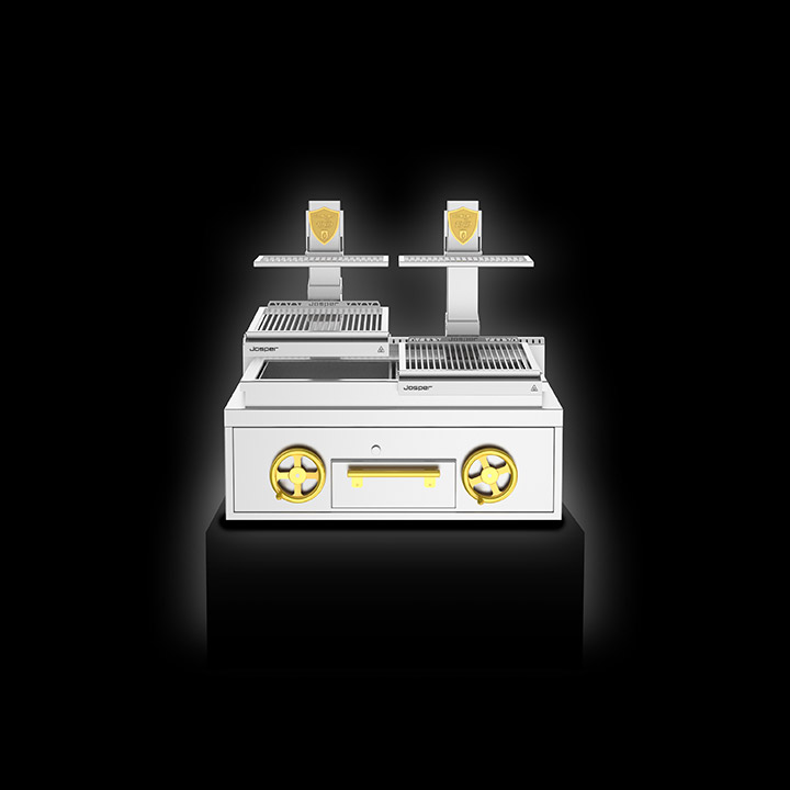 Bếp Nướng Than Mở Basque Josper – Để Bàn Josper Basque Grill PVJ-50-2-1-CT Individual Double Grill