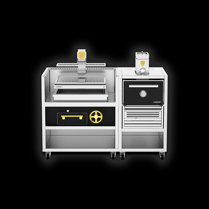 Bộ Tổ Hợp Lò Nướng Than & Bếp Nướng Basque Josper Josper CVJ-76-PRO-Small Combo / HJX-PRO Charcoal Oven + Basque Grill