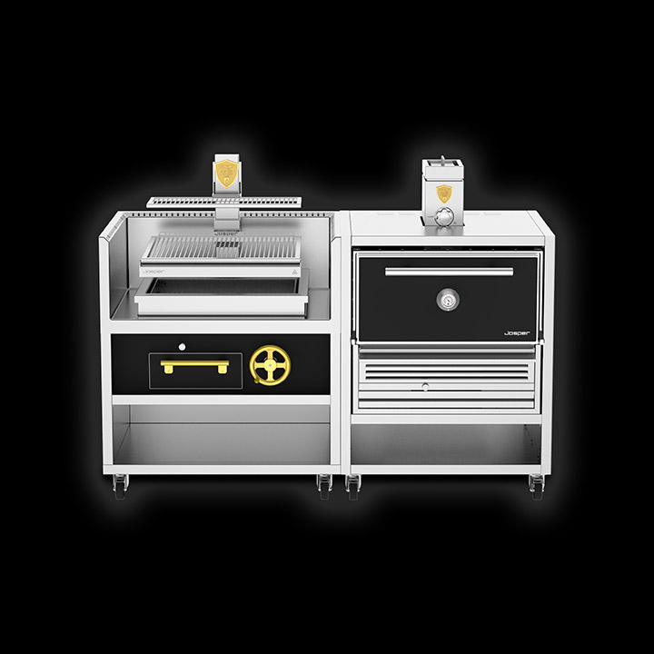 Bộ Tổ Hợp Lò Nướng Than & Bếp Nướng Basque Josper Josper Combo CVJ-76-PRO-Large / Charcoal Oven HJX-PRO + Basque Grill