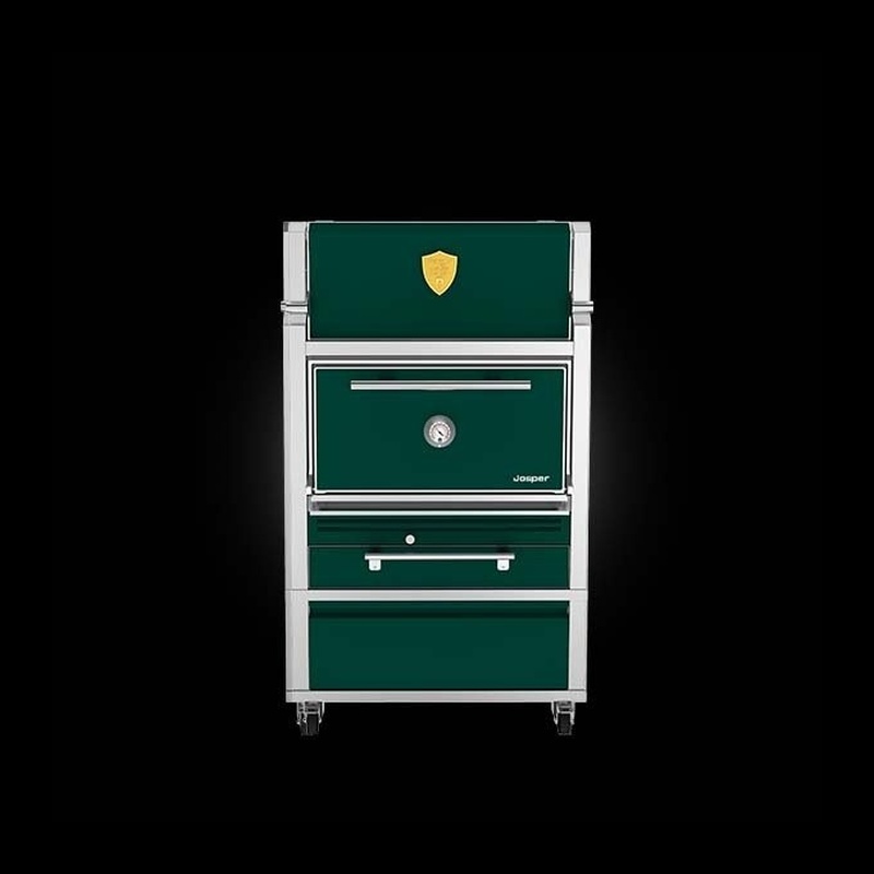 Lò nướng than Josper HJA-PRO L175 khay hâm nóng, bàn & ngăn kéo (HJA-PRO-L175-WTD)