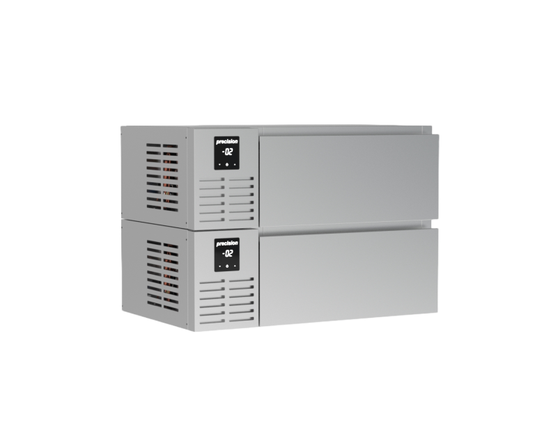 Ngăn kéo lạnh nhiệt độ thay đổi được VUBC 121-2 – GN2/1 VARIABLE TEMPERATURE STACKED DRAWERS Precision