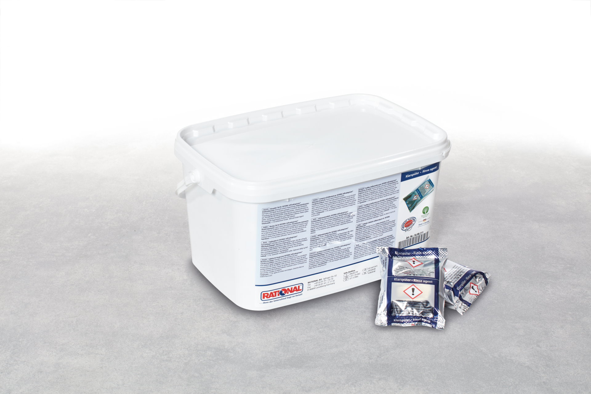 Viên xả bóng xanh thế hệ cũ Rinse Tabs Blue RATIONAL