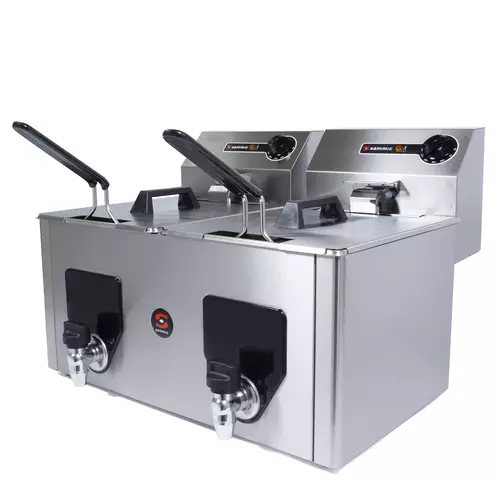 Bếp Chiên Thương Mại Sammic PF-10+10 (1-phase)