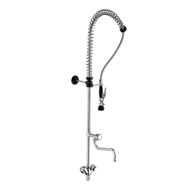 Vòi Xịt Rửa Thị Trường Châu Âu 90502 Single Hole Deck Mount Europe Mixing Pre Rinse Faucet For Commercial Use Toprinse