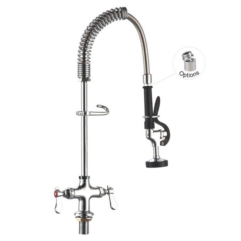 Vòi Xịt Rửa Quầy Bar 98001MN-1 Single Base Deck Mount Bar Pre-Rinse Faucet For Coffee Shop Toprinse