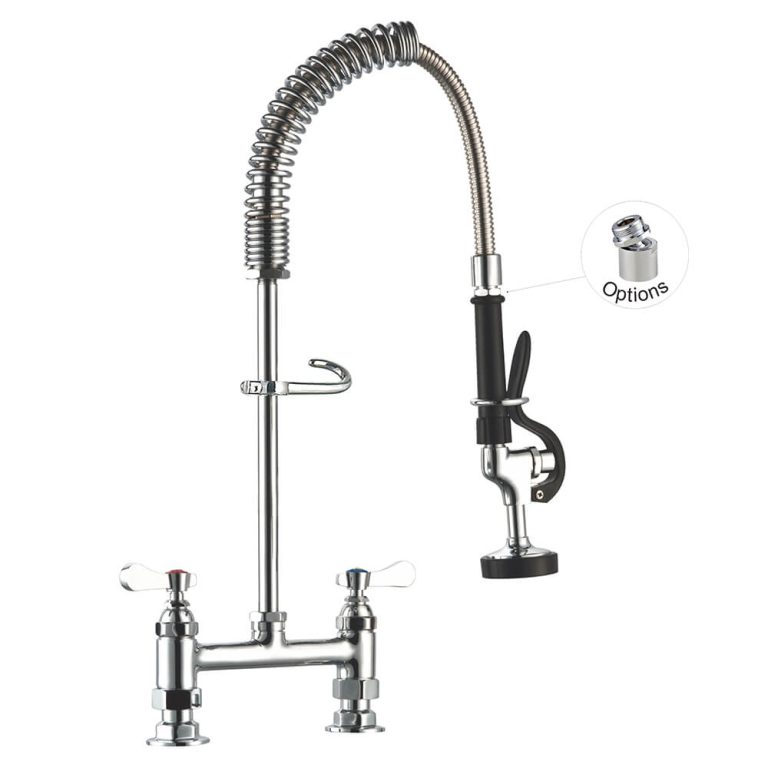 Vòi Xịt Rửa Quầy Bar 98007MN-1 Mixer Water Taps 8 Inches Center Deck mount Faucet Bar Pre-Rinse Faucet Toprinse
