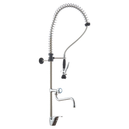 Vòi Xịt Rửa Áp Lực Tiêu Chuẩn Châu Âu Single hole pre-rinse unit with add on faucet (90702) Toprinse