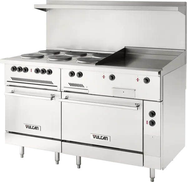 Bếp Âu Nhiều Lò Nấu Vulcan Endurance Restaurant Range EV60SS-6FP24G