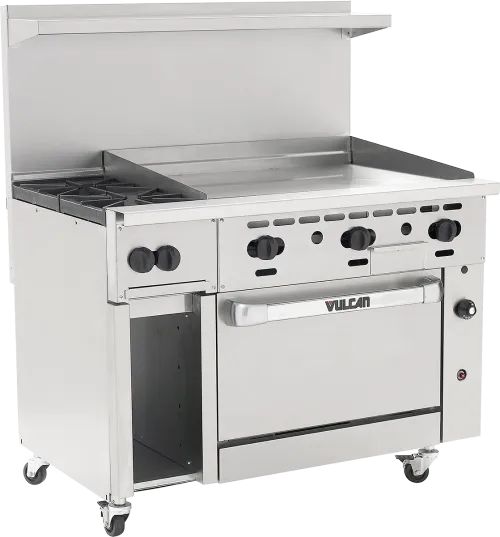 Bếp Âu Nhiều Lò Nấu Vulcan Endurance Restaurant Range 48S-2B36GT