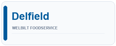 Logo Delfield / Welbilt — Chính hãng